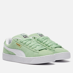 Кроссовки Puma Suede XL, цвет зелёный, размер 37 EU