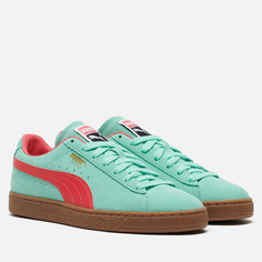 Кроссовки Puma Suede Terrace, цвет зелёный, размер 37 EU