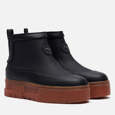 Женские ботинки Puma Mayze Wellis Boot Leather, цвет чёрный, размер 36 EU