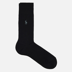 Носки Polo Ralph Lauren Egyptian Cotton Single, цвет чёрный, размер 39-42 EU