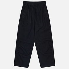 Мужские брюки maharishi Hemp Asym 3/4 Track, цвет чёрный, размер S