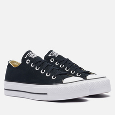 Женские кеды Converse Chuck Taylor All Star Canvas Platform, цвет чёрный, размер 36.5 EU