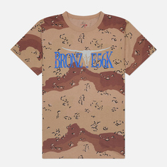 Мужская футболка Bronze 56K Ranch, цвет камуфляжный, размер S