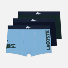 Комплект мужских трусов Lacoste Underwear 3-Pack Mismatched Trunk, цвет комбинированный, размер XS