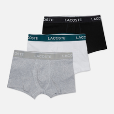Комплект мужских трусов Lacoste Underwear 3-Pack Boxer Casual, цвет комбинированный, размер XXL