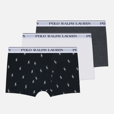 Комплект мужских трусов Polo Ralph Lauren Classic Trunk 3-Pack, цвет комбинированный, размер S