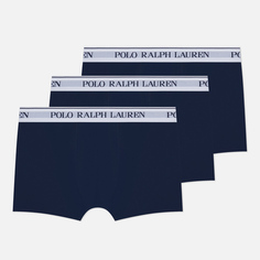 Комплект мужских трусов Polo Ralph Lauren Classic Trunk 3-Pack, цвет синий, размер S