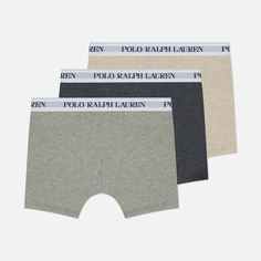 Комплект мужских трусов Polo Ralph Lauren Classic Boxer 3-Pack, цвет комбинированный, размер S