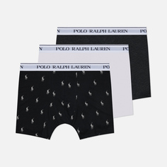 Комплект мужских трусов Polo Ralph Lauren Classic Boxer 3-Pack, цвет комбинированный, размер S