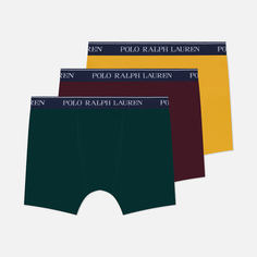 Комплект мужских трусов Polo Ralph Lauren Classic Boxer 3-Pack, цвет комбинированный, размер S