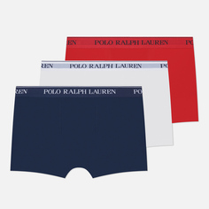 Комплект мужских трусов Polo Ralph Lauren BCI Cotton/Elastane Classic Trunk 3-Pack, цвет комбинированный, размер M