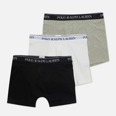 Комплект мужских трусов Polo Ralph Lauren BCI Cotton/Elastane Boxer Brief 3-Pack, цвет комбинированный, размер S
