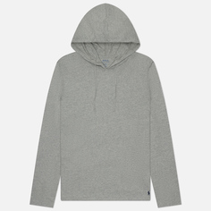 Мужской лонгслив Polo Ralph Lauren BCI Liquid Cotton Sleep Top Hoodie, цвет серый, размер S