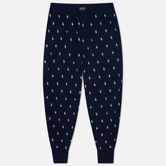 Мужские брюки Polo Ralph Lauren All Over Polo Pony Jogger, цвет синий, размер S
