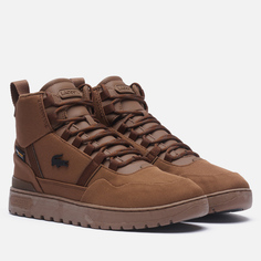 Мужские ботинки Lacoste T-Clip Winter Mid, цвет коричневый, размер 40 EU