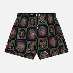 Мужские трусы Anonymous Ism Batik Pattern, цвет зелёный, размер M