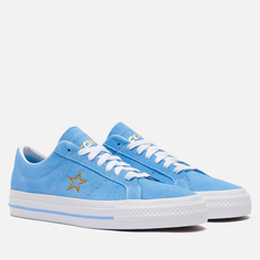 Кеды Converse One Star Pro Suede, цвет голубой, размер 36 EU
