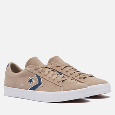 Мужские кеды Converse PL Vulc Pro Classic Suede, цвет бежевый, размер 40.5 EU