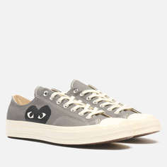 Кеды Converse x Comme des Garcons Play Chuck 70 Low, цвет серый, размер 37.5 EU