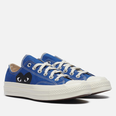 Кеды Converse x Comme des Garcons Play Chuck 70 Low, цвет синий, размер 38 EU