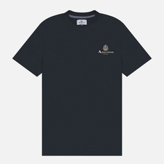 Мужская футболка Aquascutum Active Small Logo Print, цвет синий, размер S