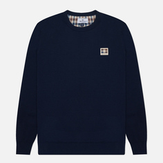 Мужской свитер Aquascutum Active Check Patch, цвет синий, размер S