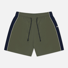 Мужские шорты Aquascutum Beach Logo Volley, цвет оливковый, размер S