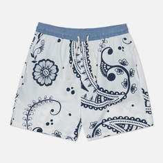 Мужские шорты Aquascutum Beach Bandana Volley, цвет белый, размер S