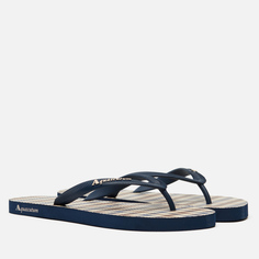 Мужские сланцы Aquascutum Beach Check Flip-Flop, цвет синий, размер 40 EU