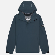 Мужская куртка ветровка Aigle Short Hooded MTD, цвет голубой, размер S