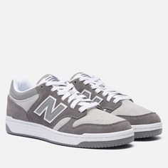 Мужские кроссовки New Balance BB480LEC, цвет серый, размер 40.5 EU