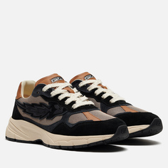 Мужские кроссовки Enterprise Japan EJ Running Low Suede/Mesh/Leather, цвет чёрный, размер 40 EU