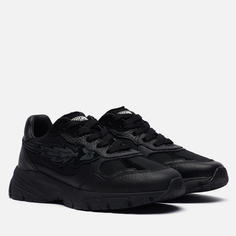 Мужские кроссовки Enterprise Japan EJ Running Low Tumbled Leather/Nylon, цвет чёрный, размер 40 EU