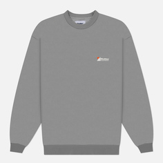 Мужская толстовка Butter Goods Distressed Pigment Dye Crew Neck, цвет серый, размер S