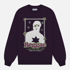 Мужская толстовка Butter Goods Gauzy Crew Neck, цвет фиолетовый, размер S