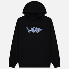 Мужская толстовка Butter Goods Scratch Applique Pullover Hoodie, цвет чёрный, размер S