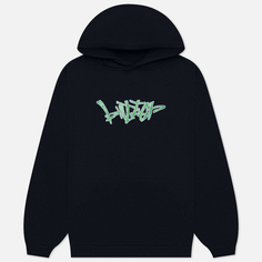 Мужская толстовка Butter Goods Scratch Applique Pullover Hoodie, цвет синий, размер S