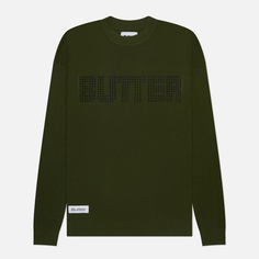 Мужской свитер Butter Goods Stars Ribbed, цвет оливковый, размер S