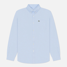 Мужская рубашка Lacoste Regular Fit Oxford, цвет голубой, размер 39