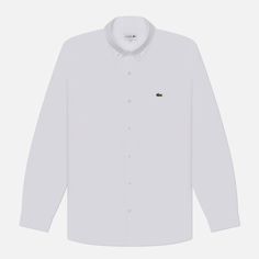 Мужская рубашка Lacoste Straight Cut Cotton, цвет белый, размер 39