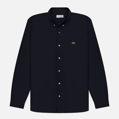 Мужская рубашка Lacoste Straight Cut Cotton, цвет синий, размер 39