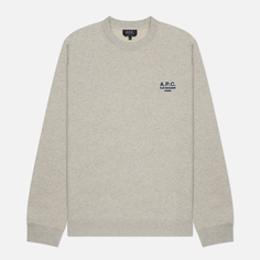 Мужская толстовка A.P.C. Rider, цвет серый, размер XXL