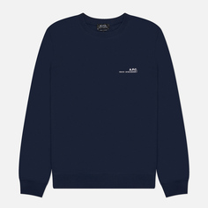 Мужская толстовка A.P.C. Item, цвет синий, размер S
