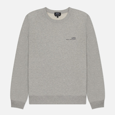 Мужская толстовка A.P.C. Item, цвет серый, размер S