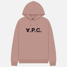 Мужская толстовка A.P.C. Standard Grand V.P.C. GOTS Hoodie, цвет розовый, размер M