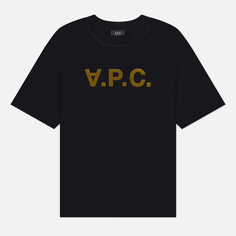 Мужская футболка A.P.C. Oversize Grand V.P.C., цвет чёрный, размер S