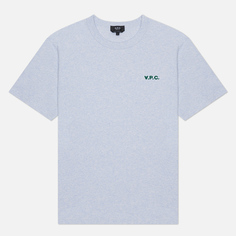 Мужская футболка A.P.C. Boxy Petit V.P.C., цвет серый, размер XS