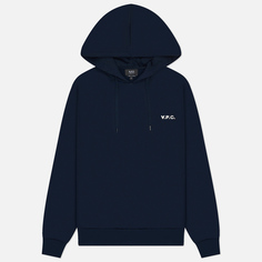 Мужская толстовка A.P.C. Boxy Petit V.P.C. Hoodie, цвет синий, размер M