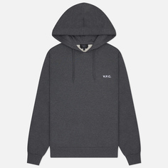 Мужская толстовка A.P.C. Boxy Petit V.P.C. Hoodie, цвет серый, размер S
