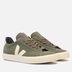 Мужские кроссовки VEJA Campo Suede, цвет зелёный, размер 41 EU